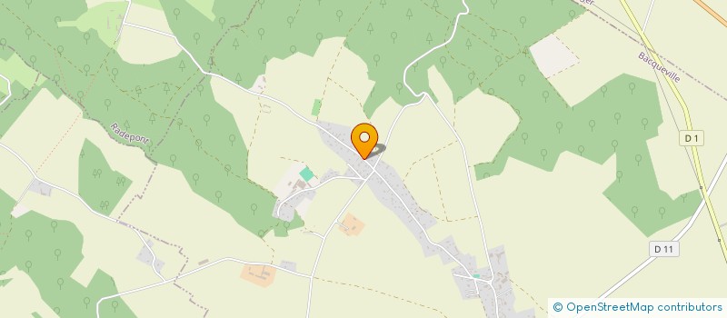 localisation de l'entreprise MONSIEUR DOMINIQUE BOMMET  BACQUEVILLE