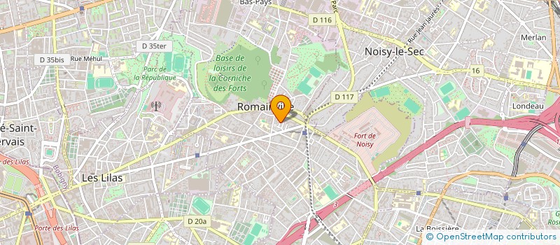 localisation de l'entreprise MONSIEUR DOMINIQUE BONHOMME à ROMAINVILLE