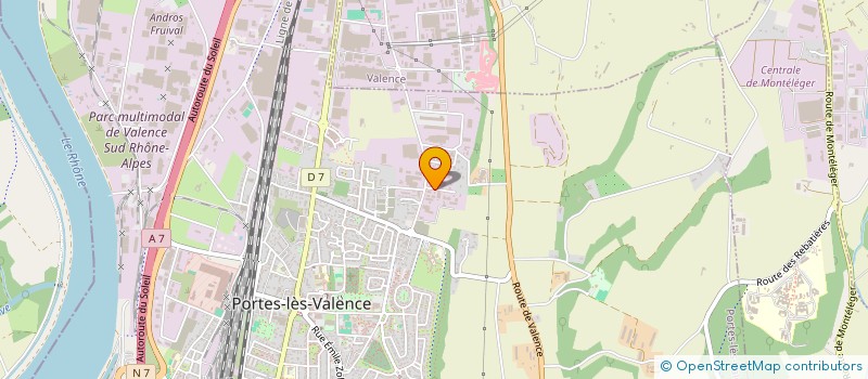 localisation de l'entreprise MONSIEUR DOMINIQUE BONNARDEL à PORTES-LES-VALENCE