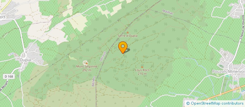 localisation de l'entreprise MONSIEUR DOMINIQUE BONNAUD  VENTENAC-EN-MINERVOIS