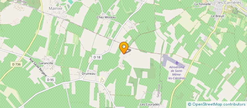 localisation de l'entreprise MONSIEUR DOMINIQUE BONNAUDEAU  SALLES-D ANGLES