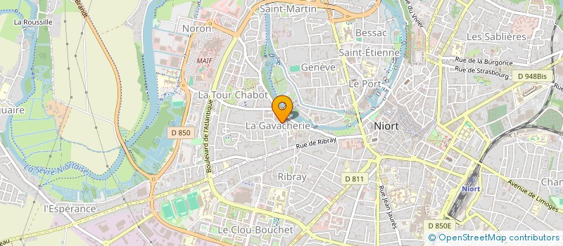 localisation de l'entreprise MONSIEUR DOMINIQUE BONNEAU à NIORT