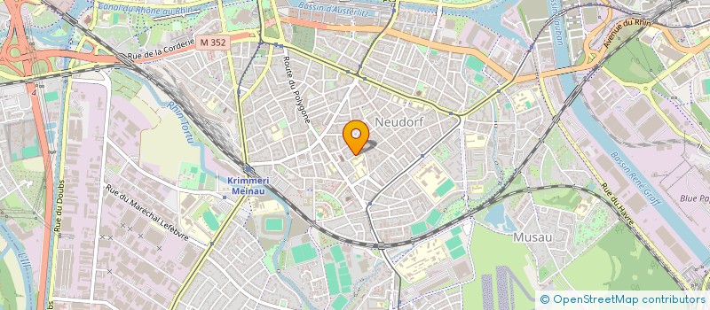 localisation de l'entreprise MONSIEUR DOMINIQUE BONNEAU à STRASBOURG