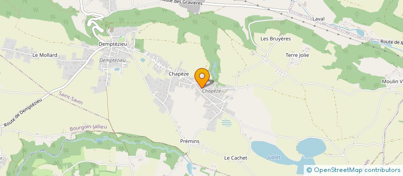 localisation de l'entreprise MONSIEUR DOMINIQUE BONNET  SAINT-SAVIN