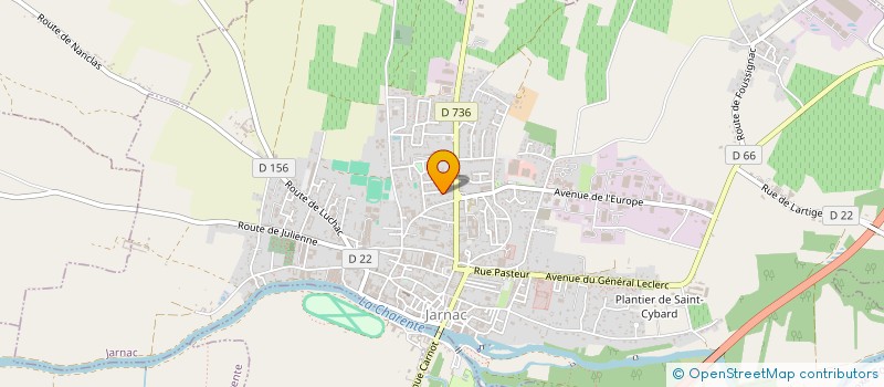 localisation de l'entreprise MONSIEUR DOMINIQUE BONNET à JARNAC