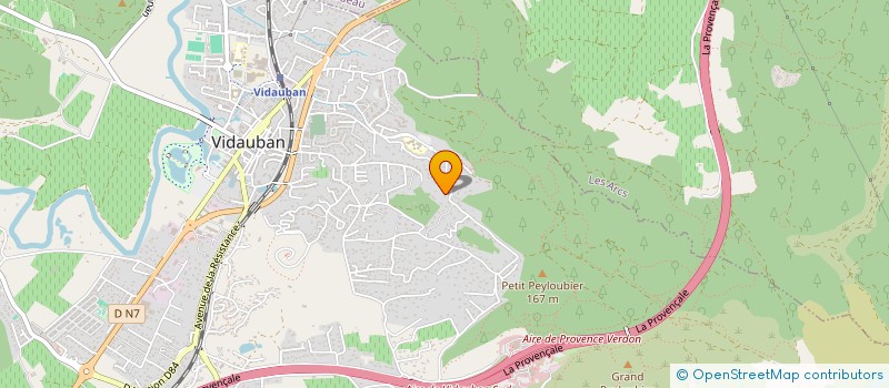 localisation de l'entreprise MONSIEUR DOMINIQUE BONUCCHI  VIDAUBAN