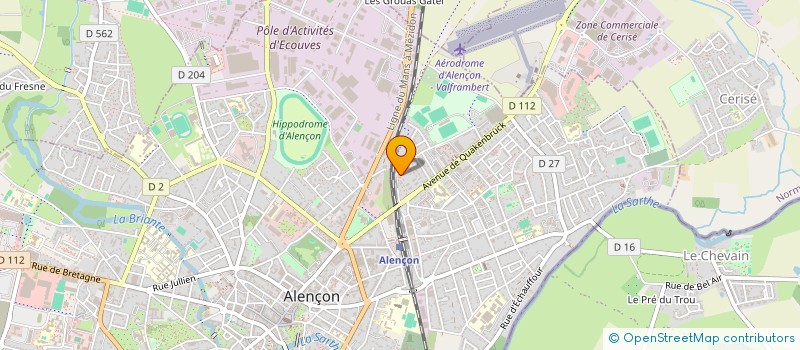 localisation de l'entreprise MONSIEUR DOMINIQUE BOREL à ALENCON
