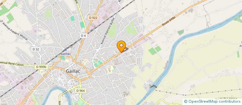 localisation de l'entreprise MONSIEUR DOMINIQUE BOSC  GAILLAC