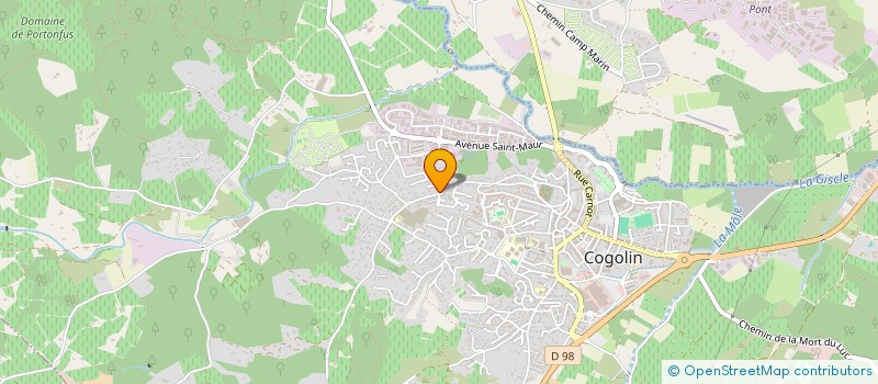localisation de l'entreprise MONSIEUR DOMINIQUE BOSSA à COGOLIN