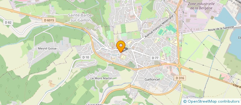 localisation de l'entreprise MONSIEUR DOMINIQUE BOUCHARD à GAILLON