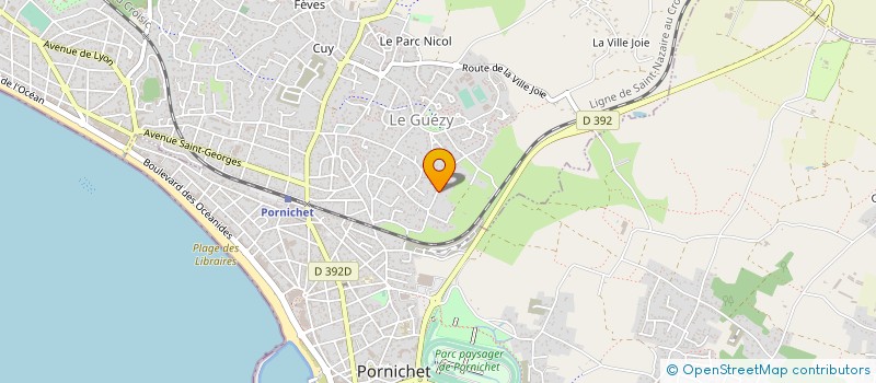 localisation de l'entreprise MONSIEUR DOMINIQUE BOUCHE  LA BAULE-ESCOUBLAC