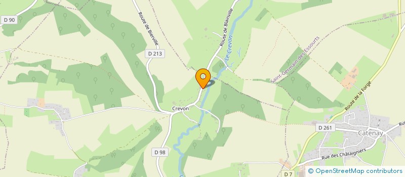 localisation de l'entreprise MONSIEUR DOMINIQUE BOUCHER  BLAINVILLE-CREVON