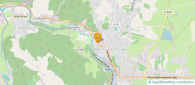 localisation de l'entreprise MONSIEUR DOMINIQUE BOUCHER  BOEN-SUR-LIGNON