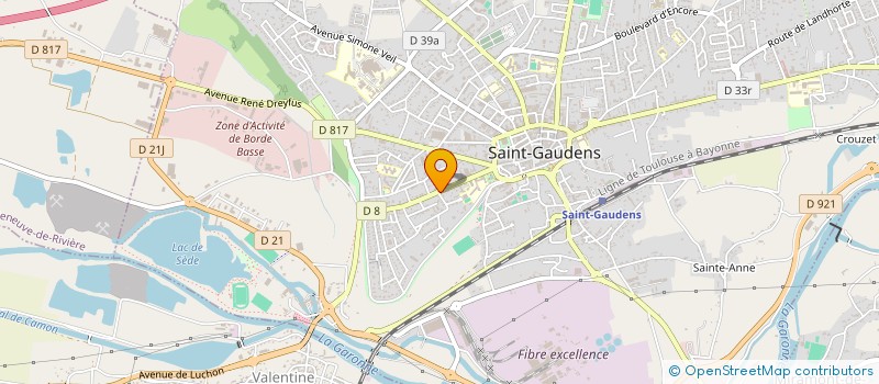 localisation de l'entreprise MONSIEUR DOMINIQUE BOUCHER à SAINT-GAUDENS