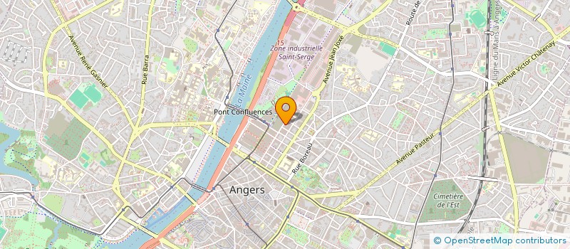 localisation de l'entreprise MONSIEUR DOMINIQUE BOUCHERON à ANGERS