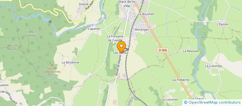 localisation de l'entreprise MONSIEUR DOMINIQUE BOUCHET  CHAUMONT-LE-BOURG