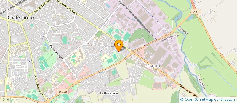 localisation de l'entreprise MONSIEUR DOMINIQUE BOUGRAS à CHATEAUROUX
