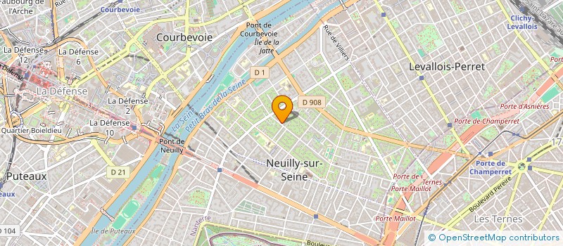 localisation de l'entreprise MONSIEUR DOMINIQUE BOUHOURS à NEUILLY-SUR-SEINE