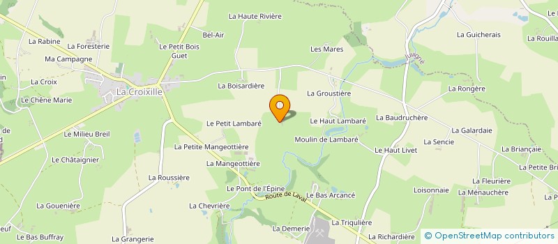 localisation de l'entreprise MONSIEUR DOMINIQUE BOUILLE  SAINT-HILAIRE-DU-MAINE