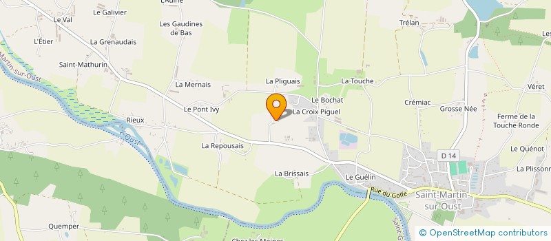 localisation de l'entreprise MONSIEUR DOMINIQUE BOUIN à SAINT-MARTIN-SUR-OUST