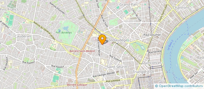 localisation de l'entreprise MONSIEUR DOMINIQUE BOUISSON  BORDEAUX