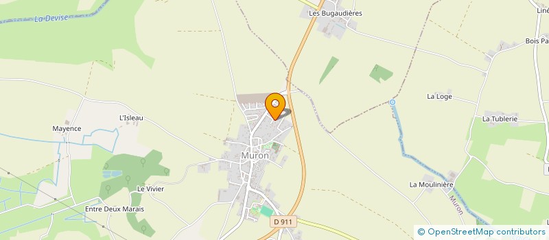 localisation de l'entreprise MONSIEUR DOMINIQUE BOULANGER  MURON