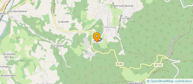 localisation de l'entreprise MONSIEUR DOMINIQUE BOULART à CHEVINAY