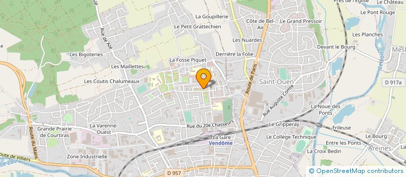 localisation de l'entreprise MONSIEUR DOMINIQUE BOULAY  VENDOME