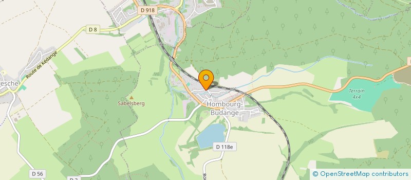 localisation de l'entreprise MONSIEUR DOMINIQUE BOUQUET  HOMBOURG-BUDANGE