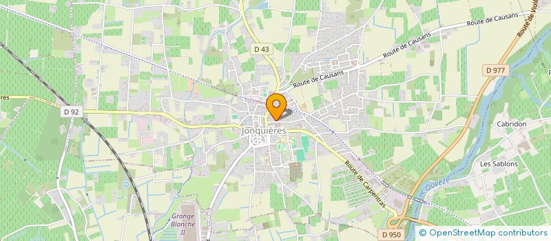 localisation de l'entreprise MONSIEUR DOMINIQUE BOURA  JONQUIERES