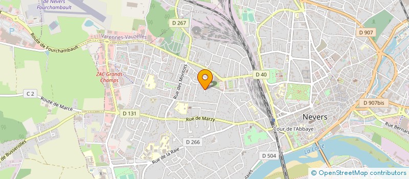 localisation de l'entreprise MONSIEUR DOMINIQUE BOURDERIOUX à NEVERS
