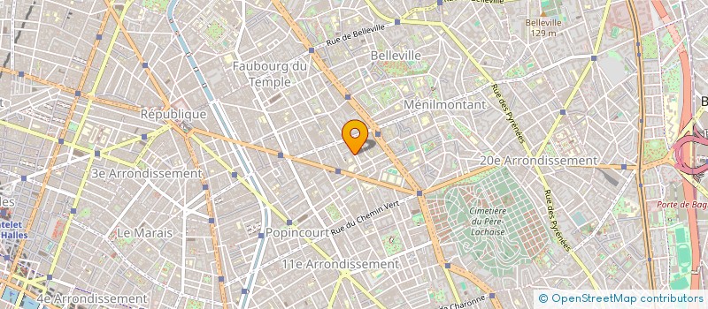 localisation de l'entreprise MONSIEUR DOMINIQUE BOURDET  PARIS