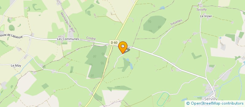 localisation de l'entreprise MONSIEUR DOMINIQUE BOURDIER  LAPALISSE