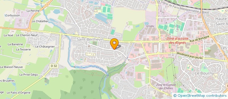 localisation de l'entreprise MONSIEUR DOMINIQUE BOURE  SAINT-BERTHEVIN