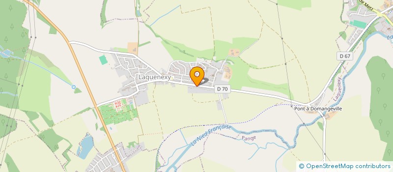 localisation de l'entreprise MONSIEUR DOMINIQUE BOURGEOIS  LAQUENEXY