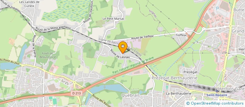 localisation de l'entreprise MONSIEUR DOMINIQUE BOURGEOIS  SAINT-NAZAIRE