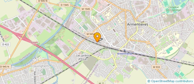 localisation de l'entreprise MONSIEUR DOMINIQUE BOURGOIS  ARMENTIERES