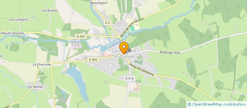 localisation de l'entreprise MONSIEUR DOMINIQUE BOURGUIGNON à SAINT-AMAND-EN-PUISAYE