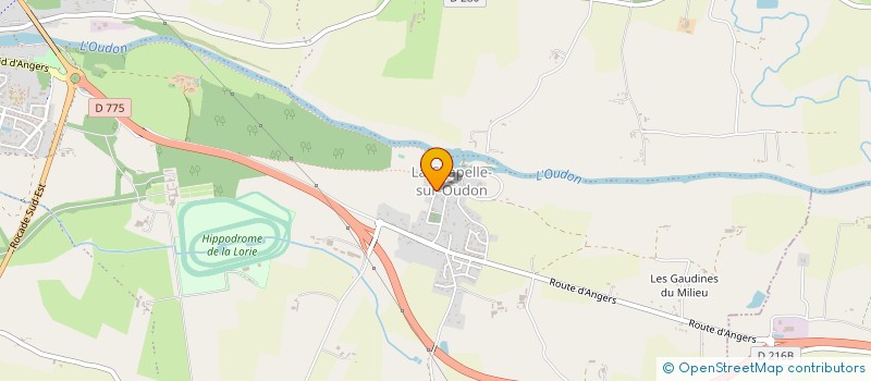 localisation de l'entreprise MONSIEUR DOMINIQUE BOURRON  SEGRE-EN-ANJOU BLEU