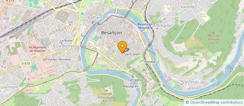 localisation de l'entreprise MONSIEUR DOMINIQUE BOUTEILLER à BESANCON