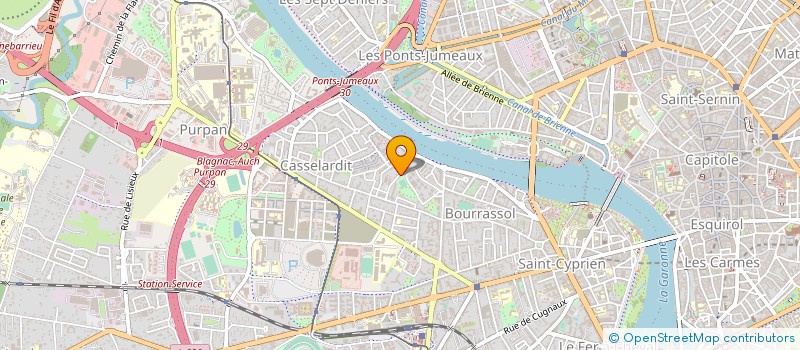 localisation de l'entreprise MONSIEUR DOMINIQUE BOUTET à TOULOUSE