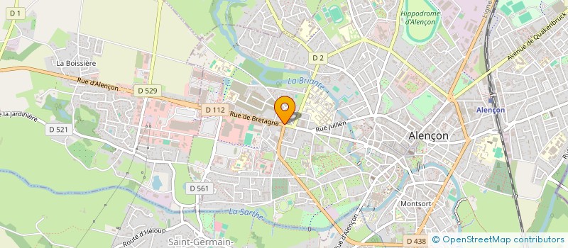 localisation de l'entreprise MONSIEUR DOMINIQUE BOUTIN à ALENCON