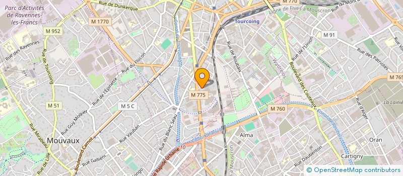 localisation de l'entreprise MONSIEUR DOMINIQUE BOUTRY à TOURCOING