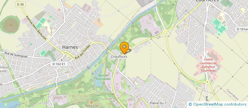 localisation de l'entreprise MONSIEUR DOMINIQUE BOUVAINE à COURRIERES