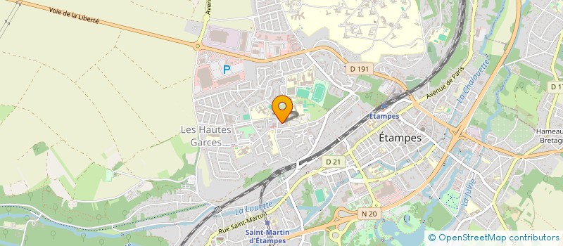 localisation de l'entreprise MONSIEUR DOMINIQUE BOUVARD  ETAMPES