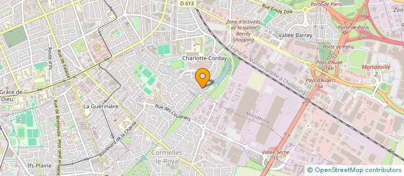 localisation de l'entreprise MONSIEUR DOMINIQUE BOUVET  MONDEVILLE