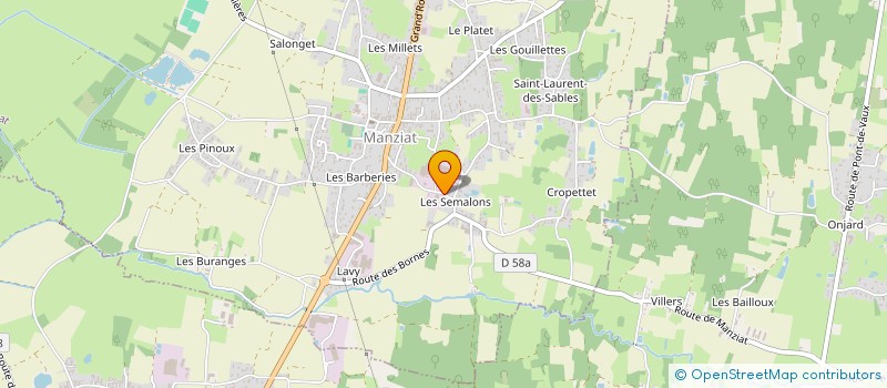 localisation de l'entreprise MONSIEUR DOMINIQUE BOYAT à MANZIAT