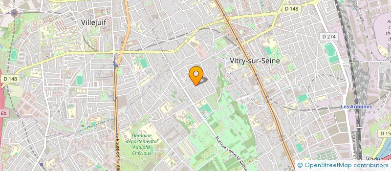 localisation de l'entreprise MONSIEUR DOMINIQUE BRANDY  VITRY-SUR-SEINE