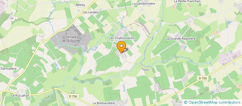 localisation de l'entreprise MONSIEUR DOMINIQUE BRAUD  VALLET