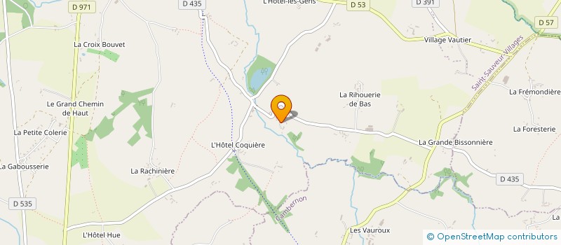 localisation de l'entreprise MONSIEUR DOMINIQUE BRAULT  SAINT-SAUVEUR-VILLAGES